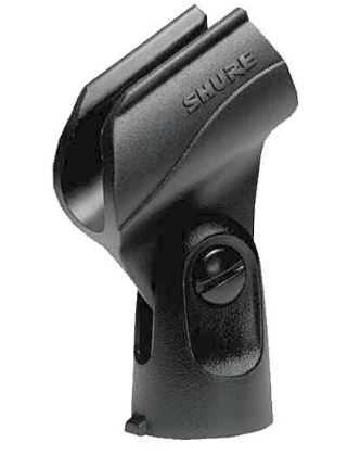 Microphone clip for wired microphone