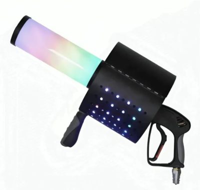 CO2 confetti gun with RGB