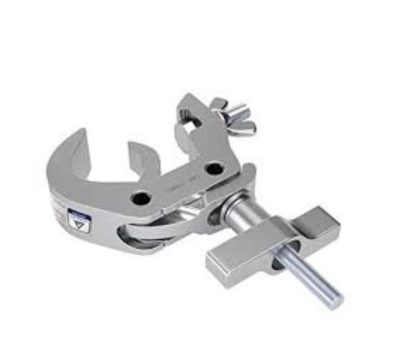 Aluminium C clamp 500KG silver