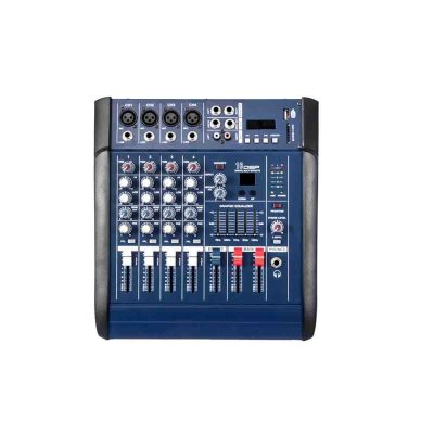 Audiocraft powered audio mixer 4 channels 2*400w