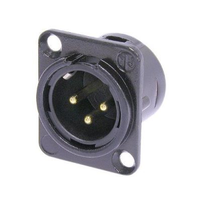 Connector XLR male chassis