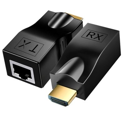 Converter HDMI to cat6 20m with power