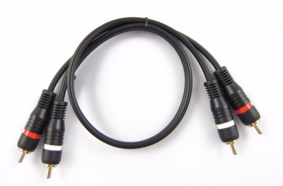 Cable double RCA to double RCA 1m