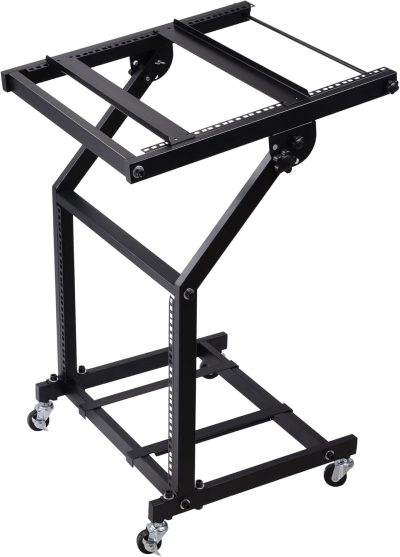 Amplifier stand with mixer