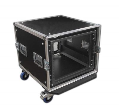 Flightcase for amplifier double wall 8u