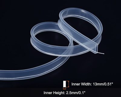 Silicone cover for LED strip per m