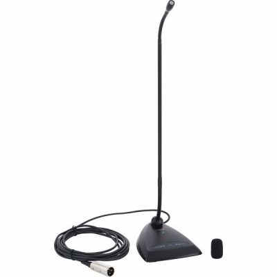 Wired condenser gooseneck microphone