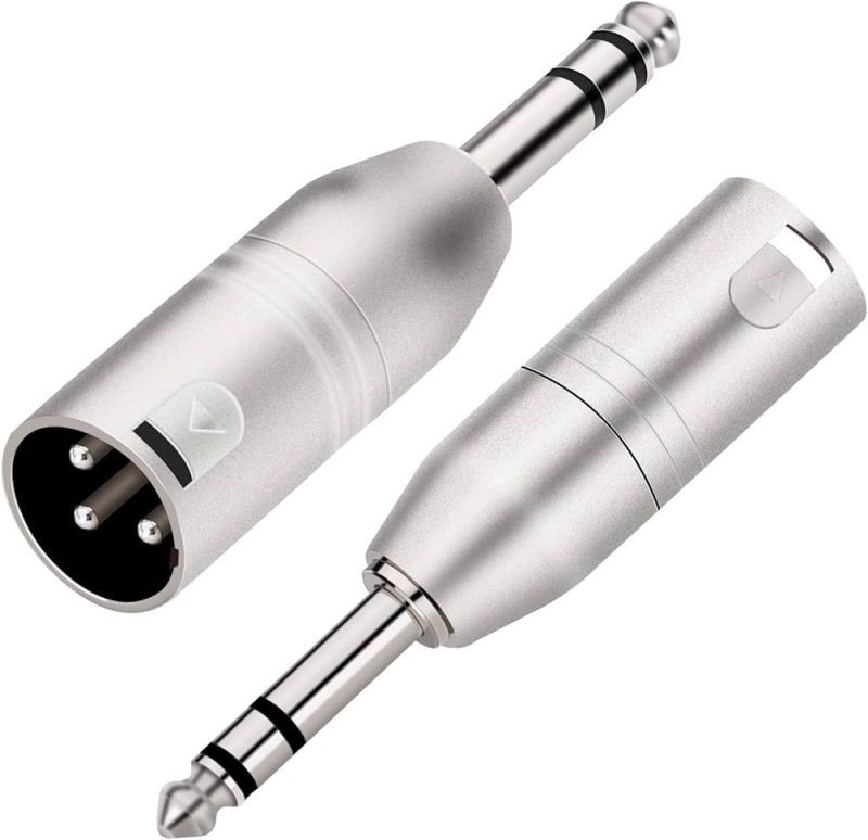 Adapter XLR male to jack 6.5 stereo