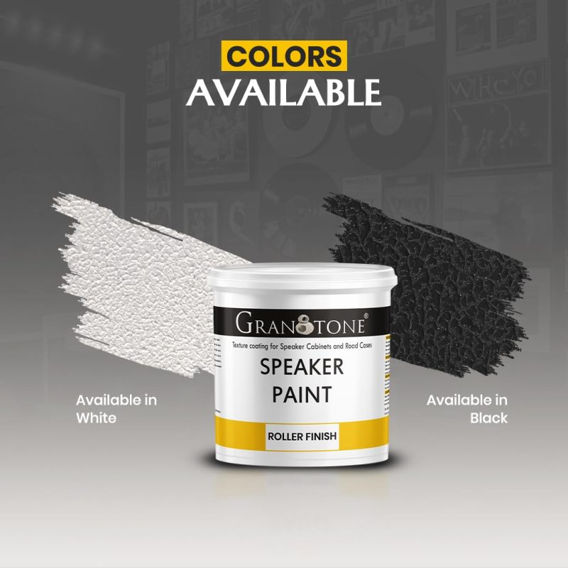 Speaker paint black by kg