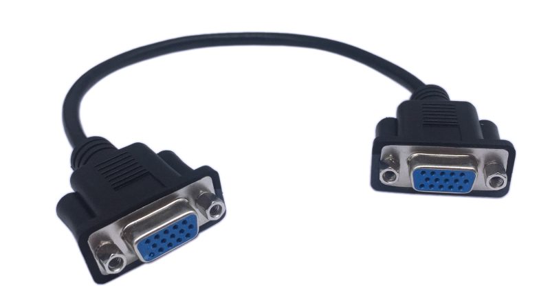 Cable VGA female to VGA female